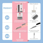 7-in-1 Keyboard Cleaning Kit with Glass Screen Cleaner Spray