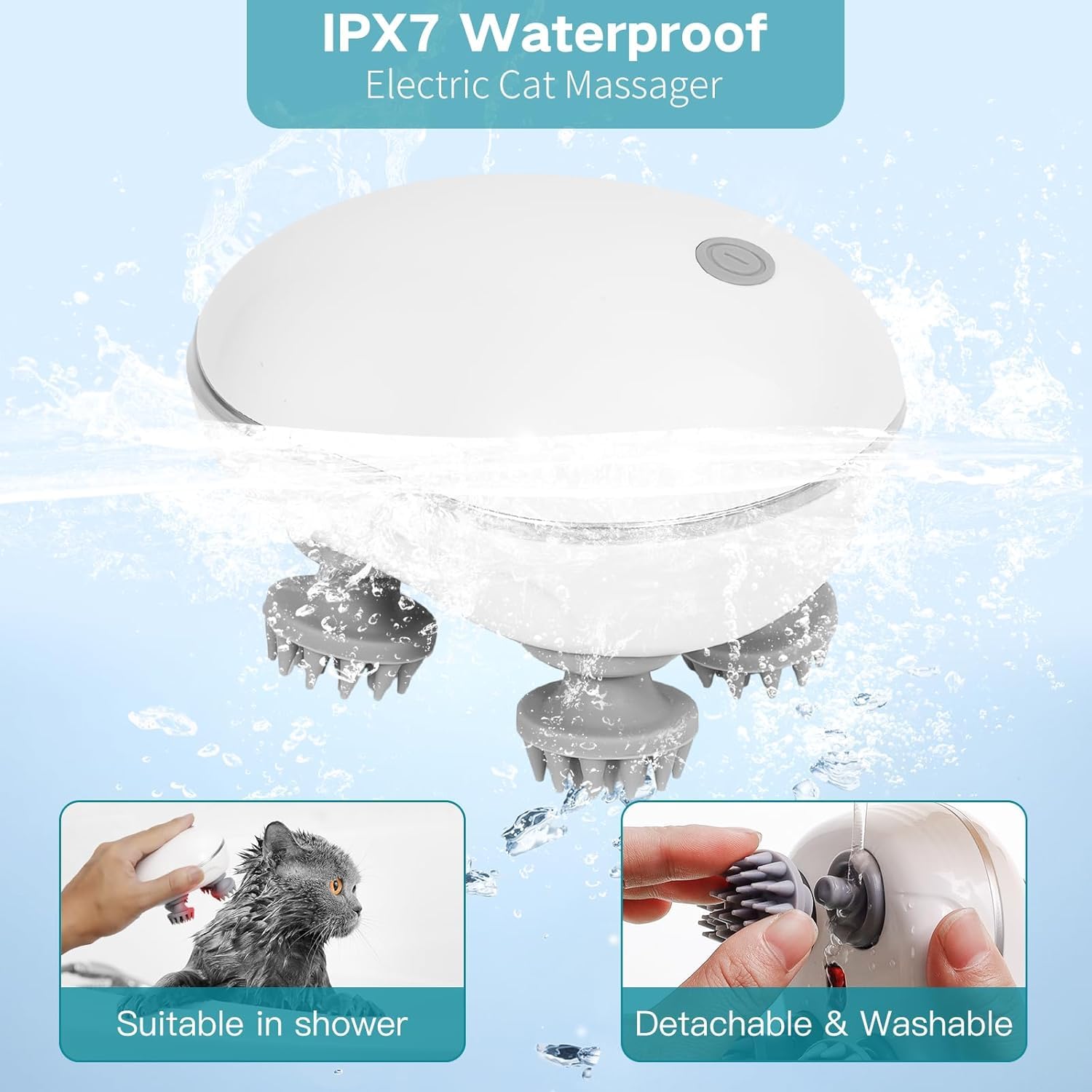 Smart Scalp Massager |  Hair Massager for Hair Growth | Red light for hair |