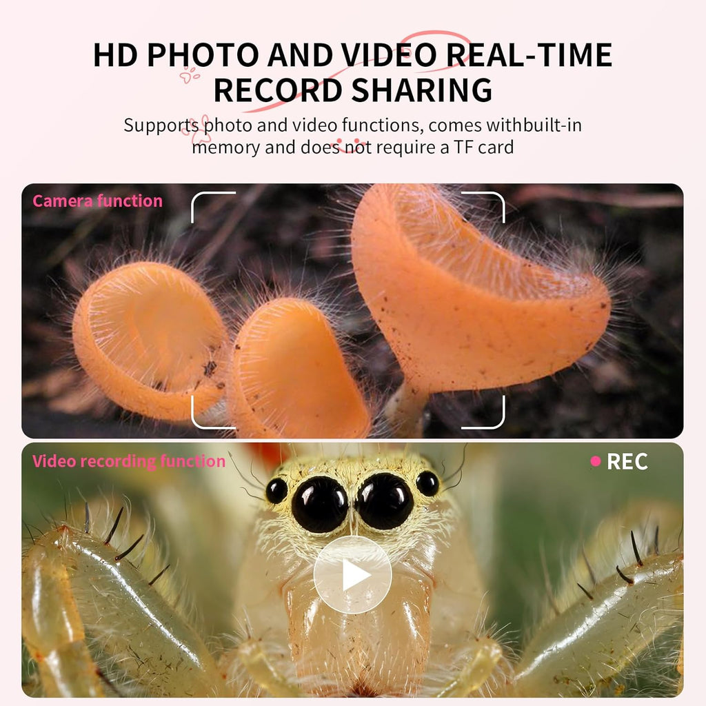 Portable Handheld Mini Digital Microscope for Kids