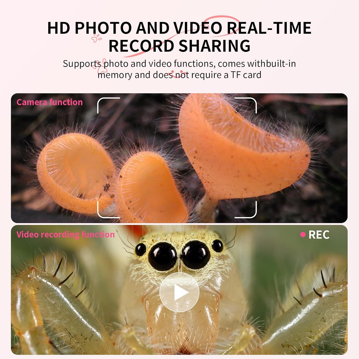 Portable Handheld Mini Digital Microscope for Kids