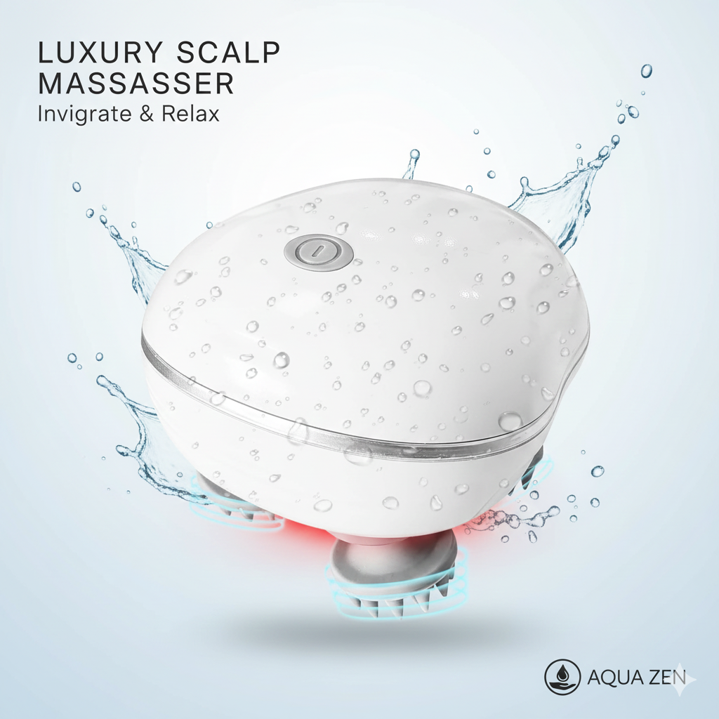 Smart Scalp Massager |  Hair Massager for Hair Growth | Red light for hair |